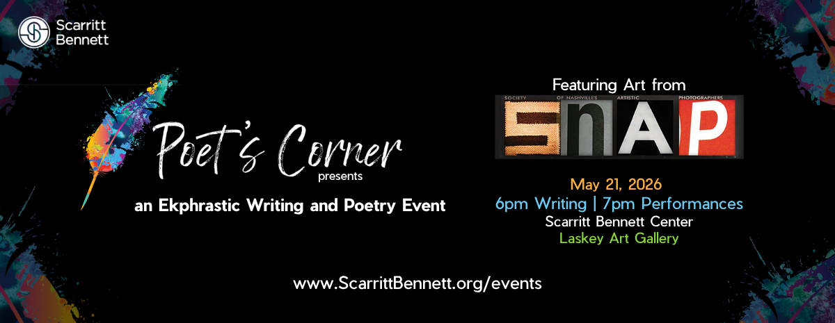 Poet’s Corner Presents | Ekphrastic Writing and Poetry Event